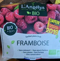Sorbet framboise bio