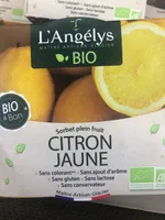 Sorbet citron jaune