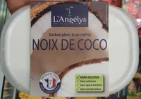 Sorbet plein fruit (60%) Noix De Coco