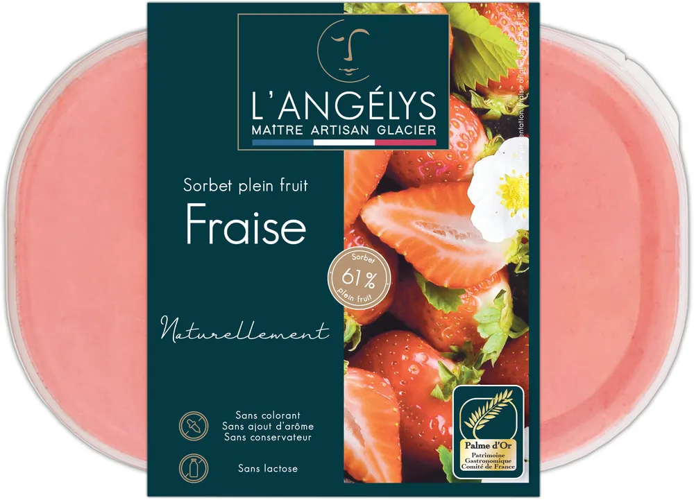 Sorbet plein fruit Fraise