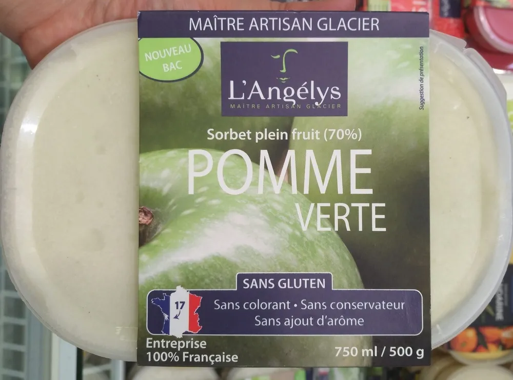 Sorbet Plein Fruit Pomme Verte