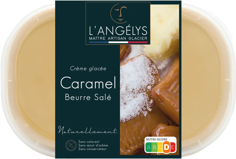 Crème glacée Caramel beurre salé 450G/750ml