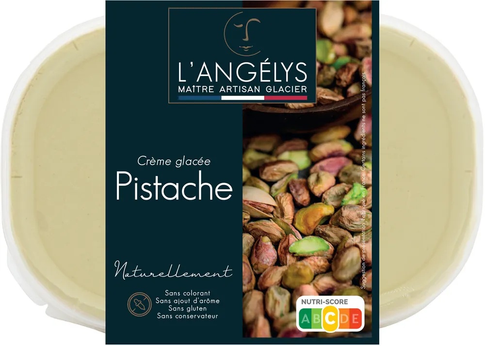 Crème glacée Pistache 450G/750ml