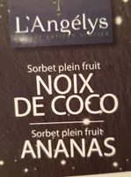 Buche noix coco ananas