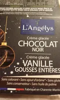 Creme glacée chocolat noir vanille