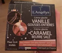 Creme glacée vanille gousses entières caramel beurre salé