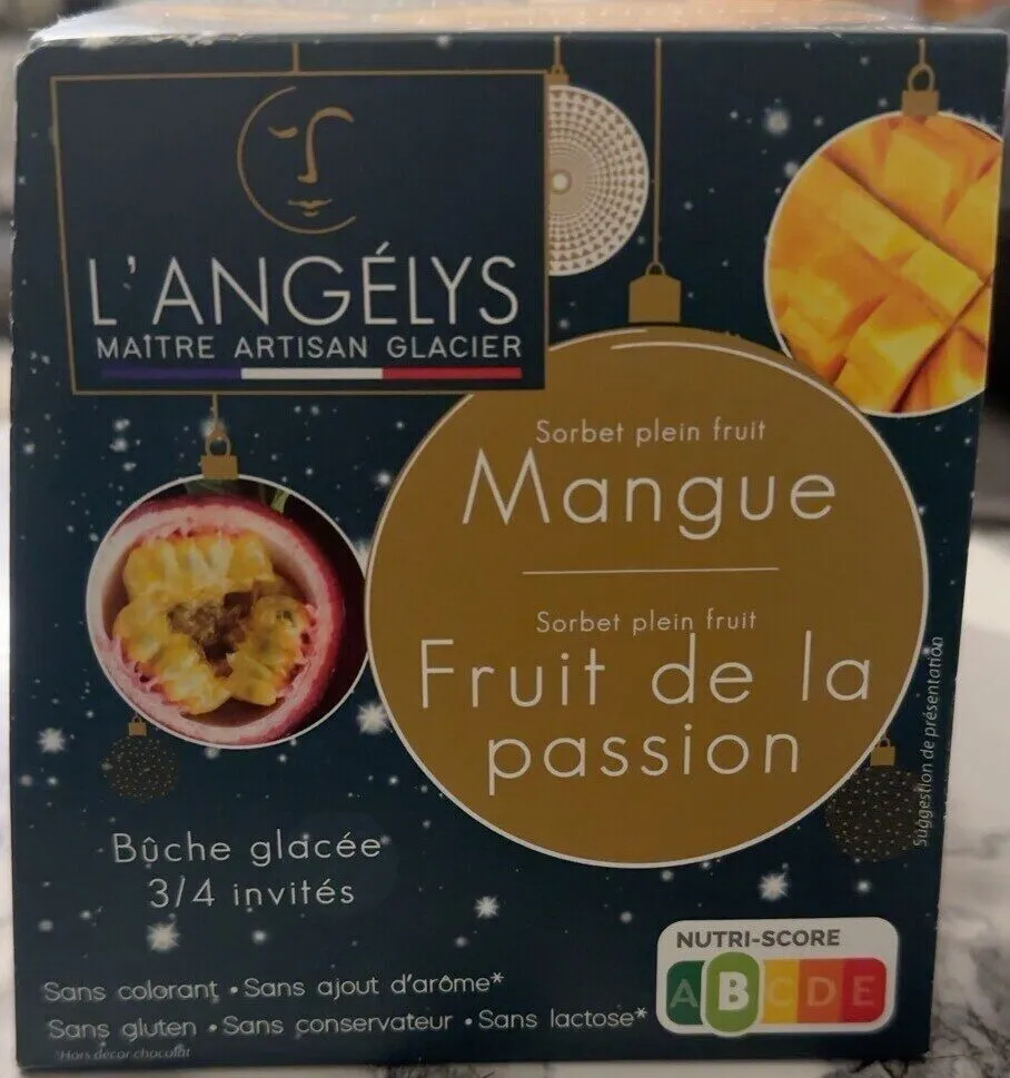 Sorbet plein fuit Mangue - Passion