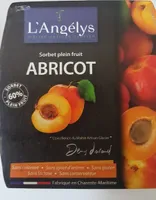Sorbet plein fruit abricot