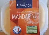 Sorbet plein fruit (60%) mandarine