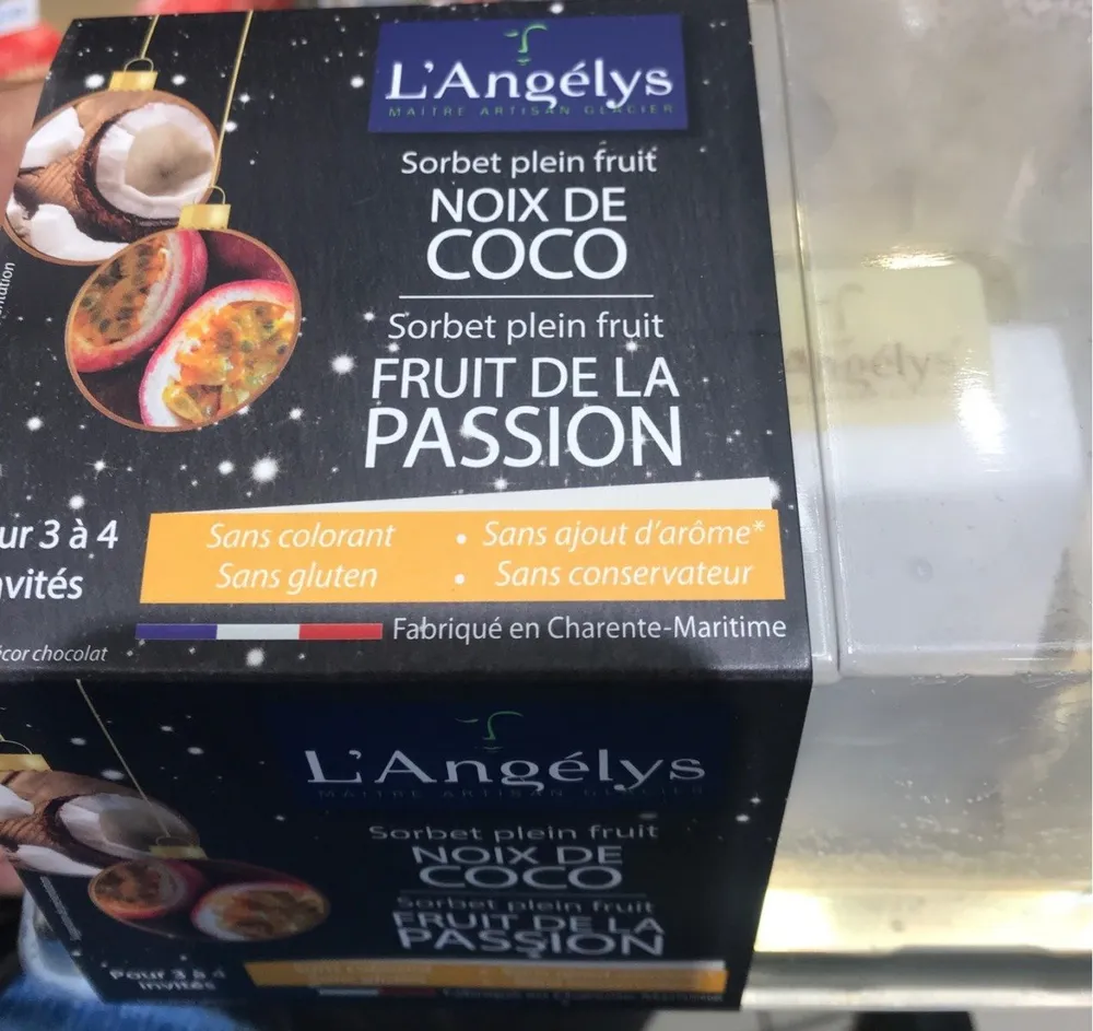 Sorbet plein fruit