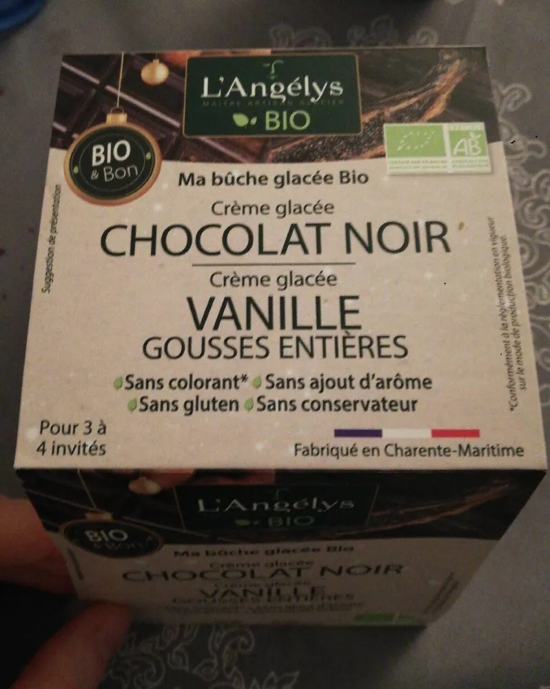 Crème Glacée Chocolat Noir