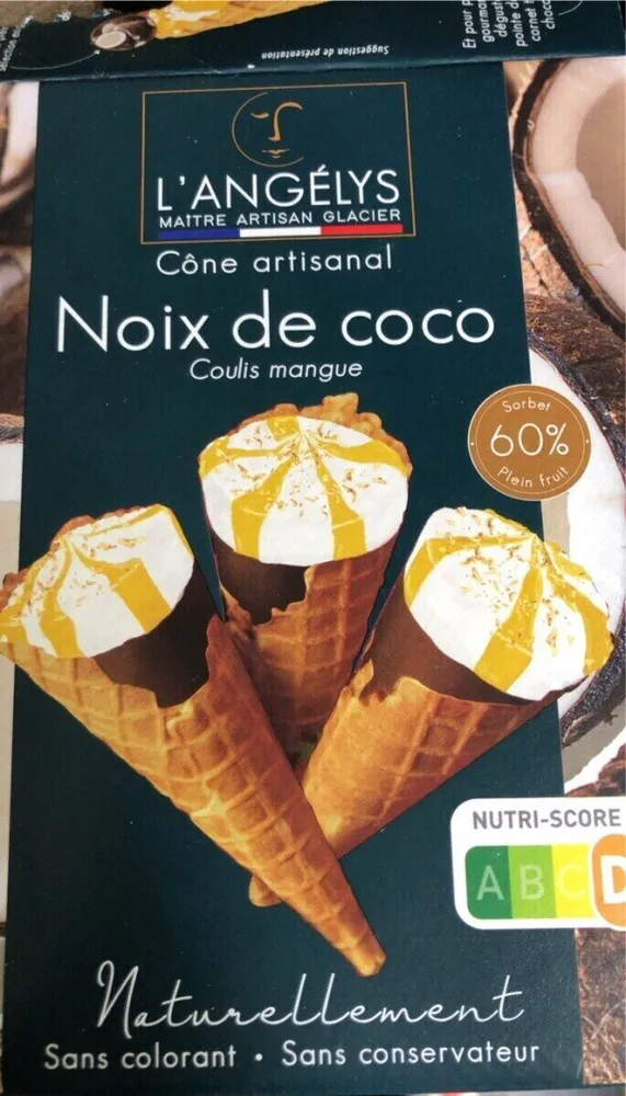 Cône artisanal noix de Coco