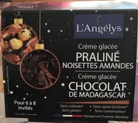 Creme glacée praliné noisette amande