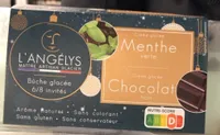 Crème glacée menthe chocolat