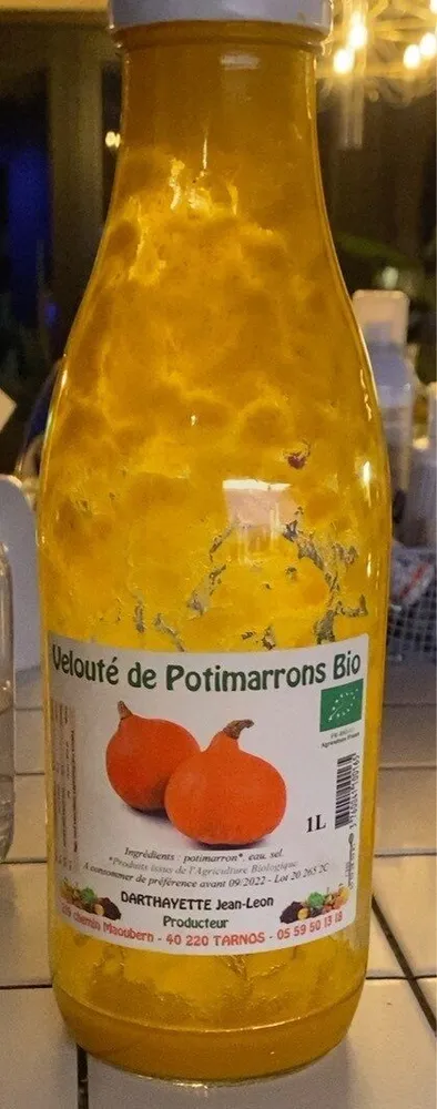 Velouté de Potimarrons Bio