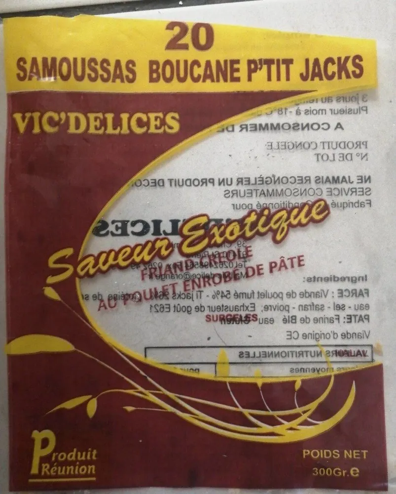Samoussas boucane p'tit jacks