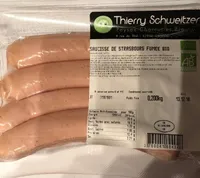 Saucisse de Strasbourg fumée bio