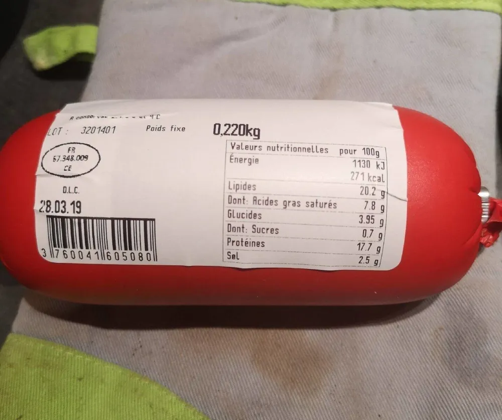 Saucisse de Lyon fine