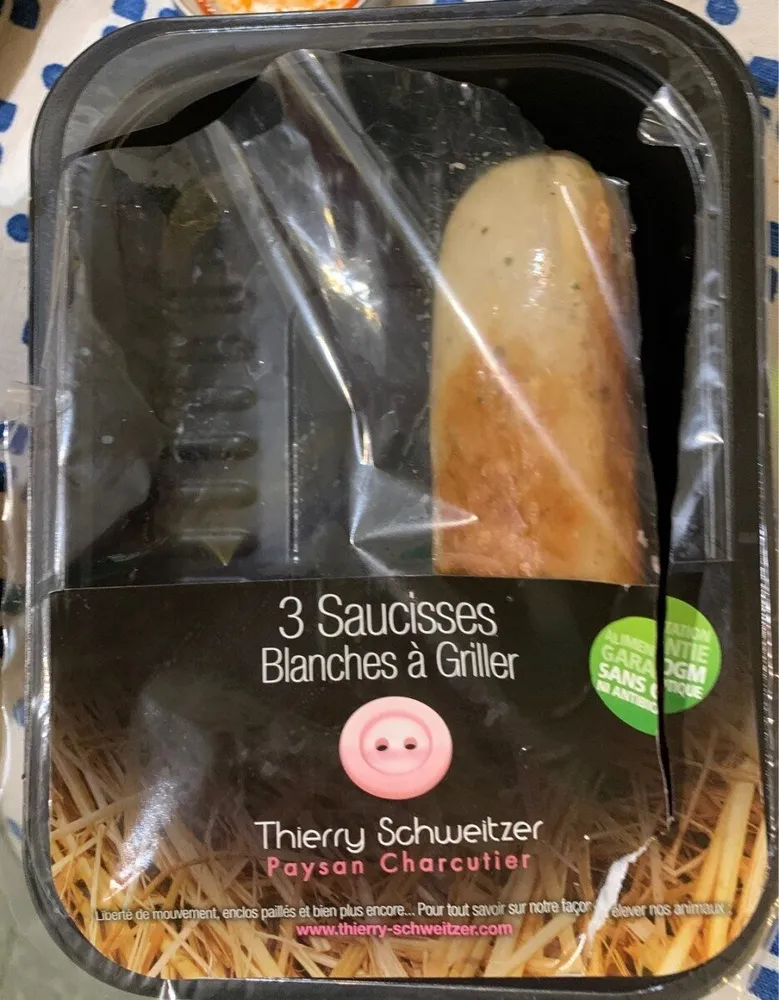 3 saucisses a griller