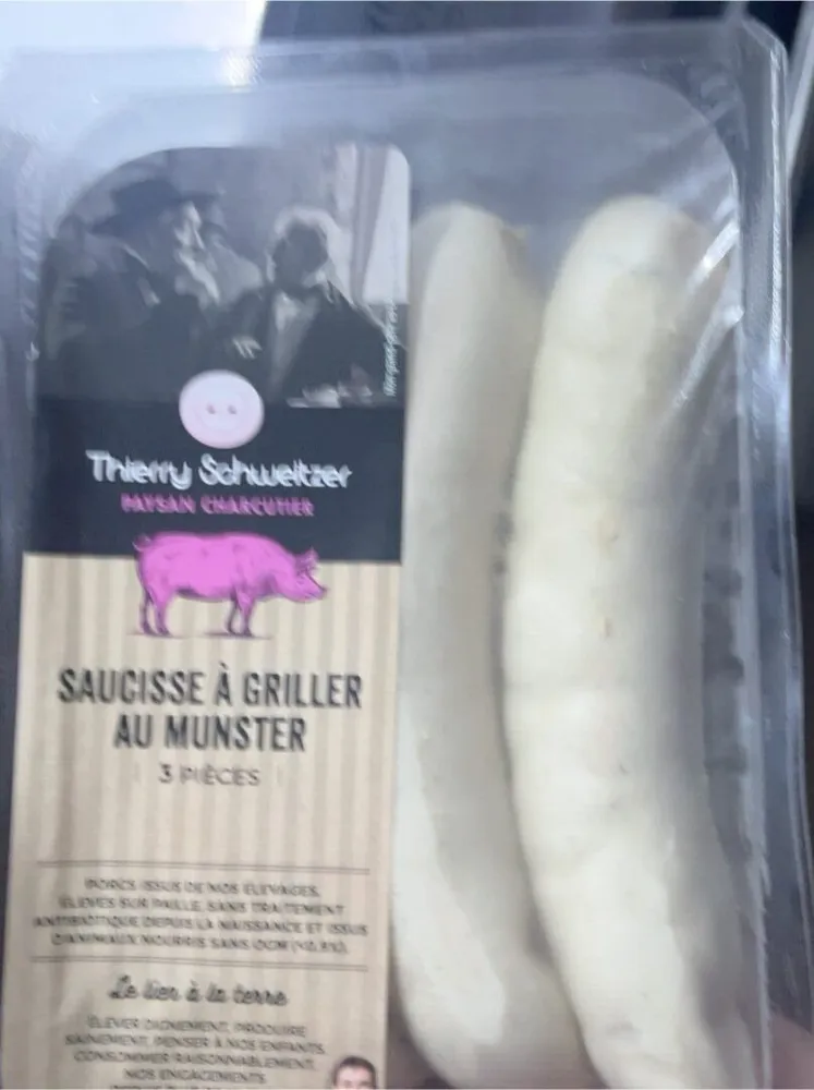 Saucisse à griller munster