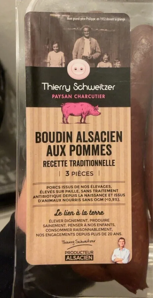 Boudin alsacien aux pommes