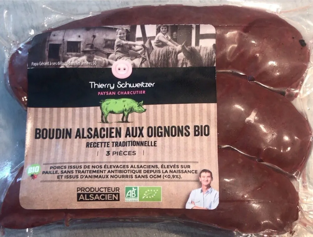 Boudin Alsacien aux oignons bio
