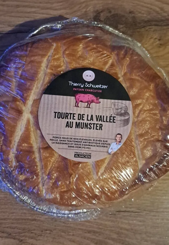 Tourte de la vallée au munster