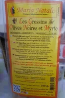 Gressins olives noires et myrte