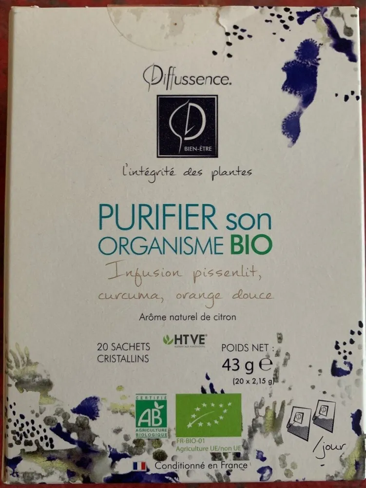 Infusion Purifier son Organisme Diffusence