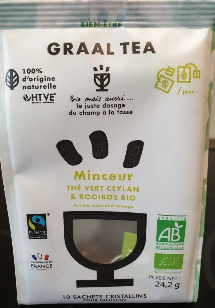 Minceur Thé vert Ceylan et Rooibos bio