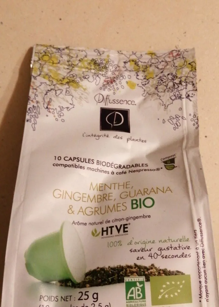 Infusions bio en capsules