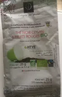 The noir Ceylan et fruits rouges