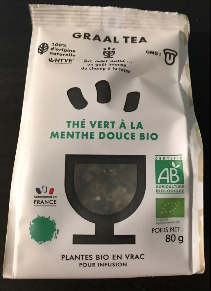 Thé vert à la menthe douce bio