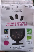 Thé noir Ceylan & pétales de rose bio