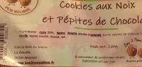 Cookies aux noix et pépites de chocolat