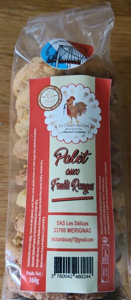 Palet aux fruits rouges