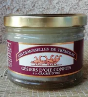 Gésiers d'oie confits à la graisse de canard