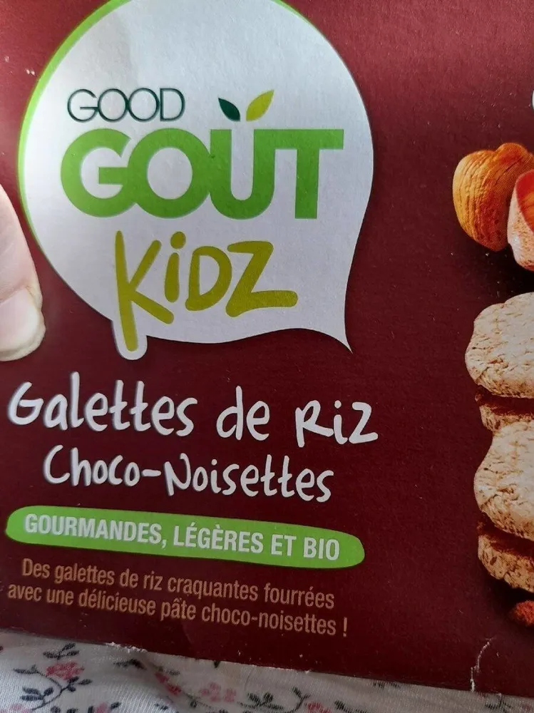 Galettes de riz choco-noisettes