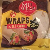 18 wraps de blé nature