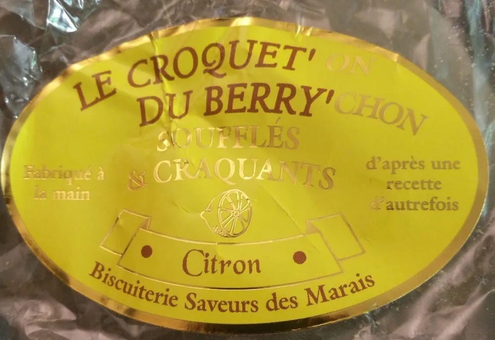 Le croquet'on du berry'chon citron
