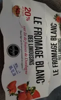 Fromage blanc des Limousins sur lit de fraises de Dordogne