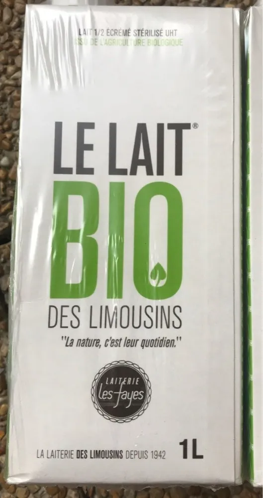 Lait bio des limousins