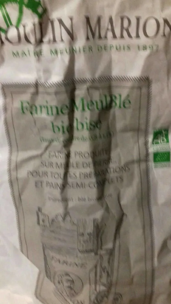 Farine MeuleBlé bio bise