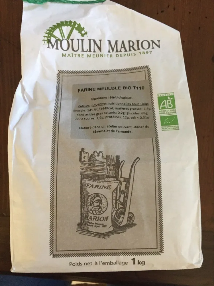 Farine Meulble Bio T110