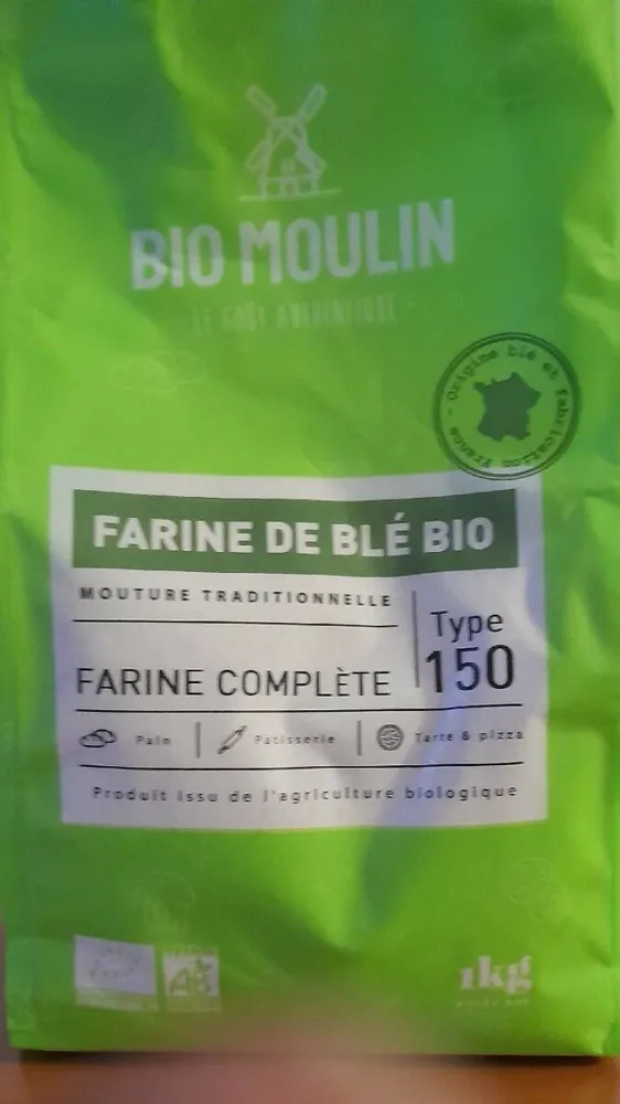 Farine de blé bio T 150
