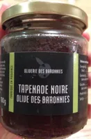 Tapenade noire, olive des Baronnies