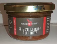 Pâte d'olive noire à la tomate