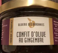 Confit d'olive au gingembre