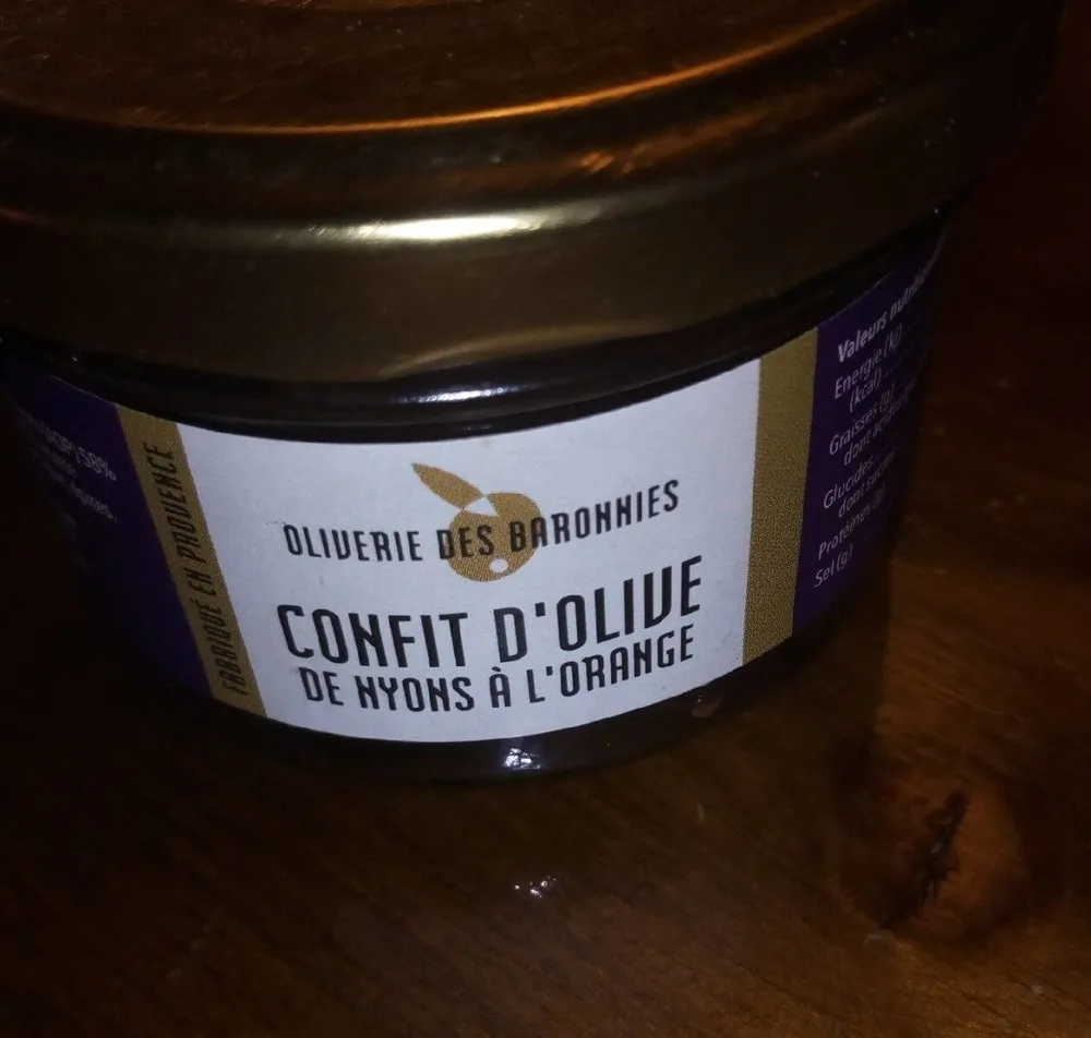 Confit d'olive de Nyons à l'orange