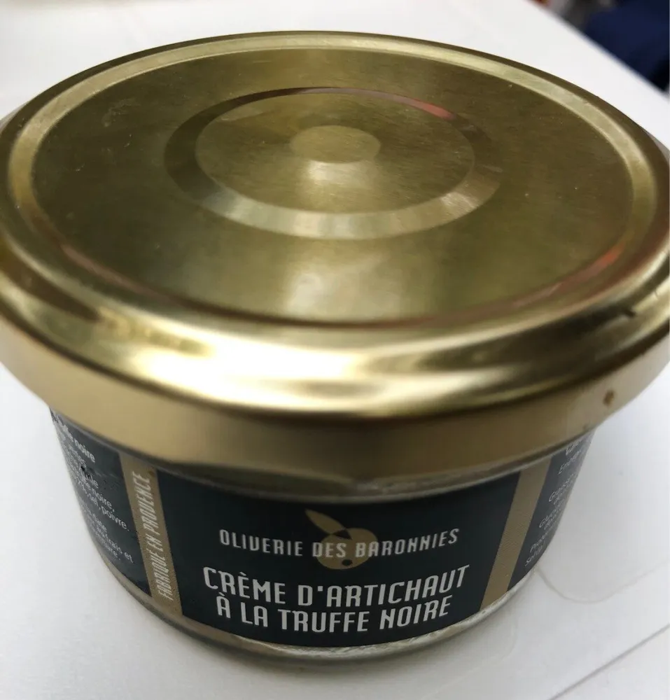 Crème d'artichaut à la truffe noire